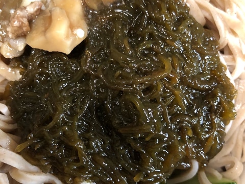 もずく蕎麦